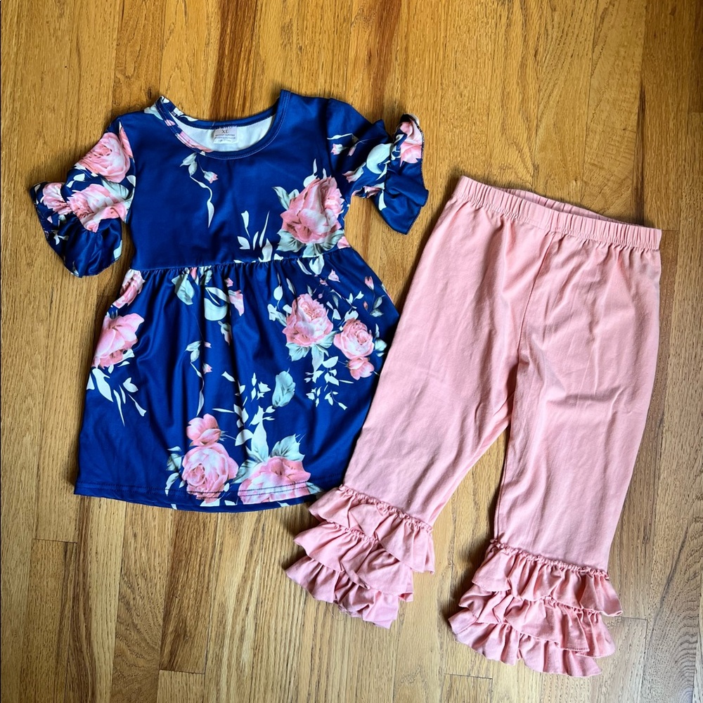 Girls Size 6 Two-piece Matching Outfit